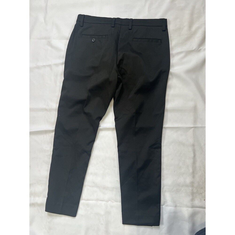 Mens Amazon Essentials Black Dress Pant 34x32